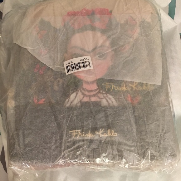 ❌SOLD❌Authentic Frida Cartoon Black Mini Backpack - Picture 7 of 8